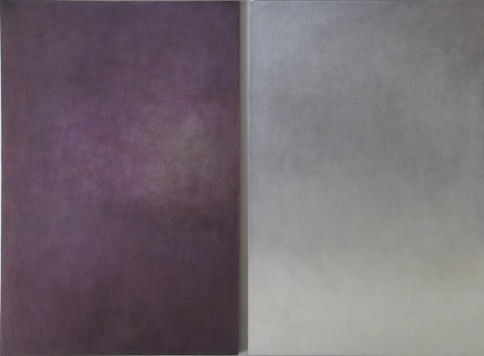 Diptych, 60 x 80 inches, oil on linen